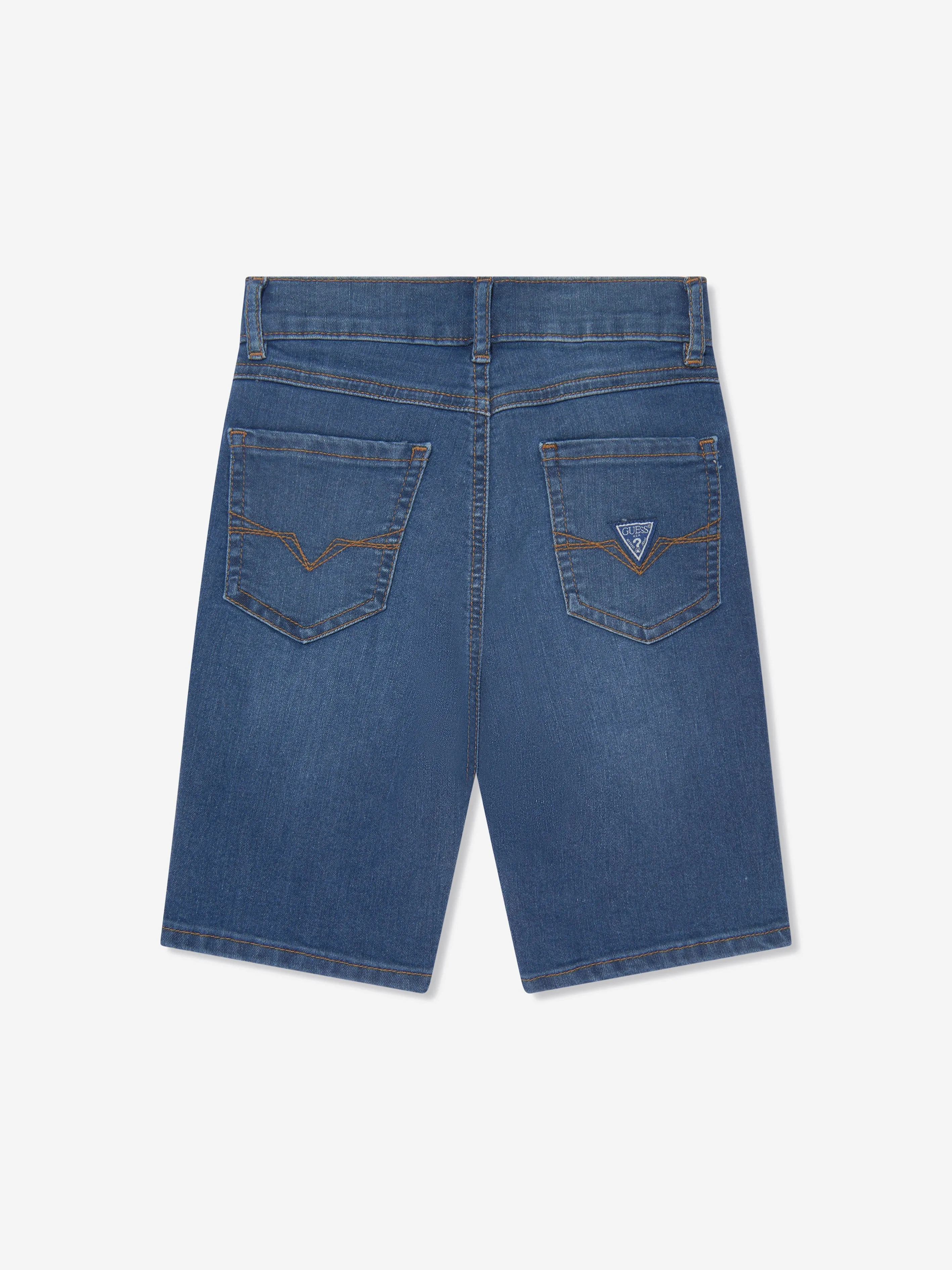 Guess Boys Denim Shorts in Blue