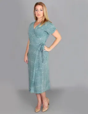 Halley Organic Jersey Wrap Dress