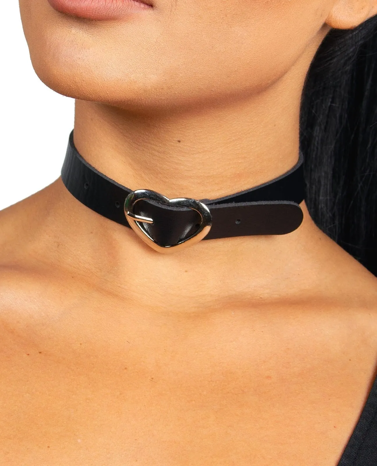 Heart Buckle Collar