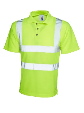 Hi-Vis Polo Top Short Sleeve