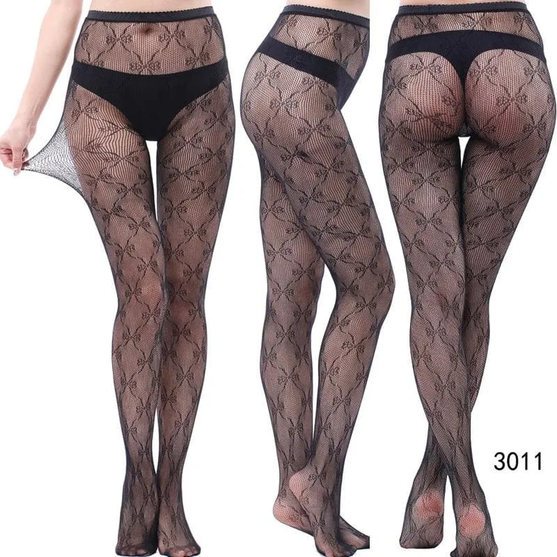 High waist fishnet tights stockings