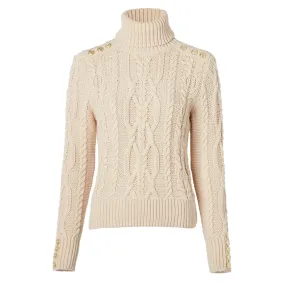 Holland Cooper Belgravia Cable Knit - Oatmeal