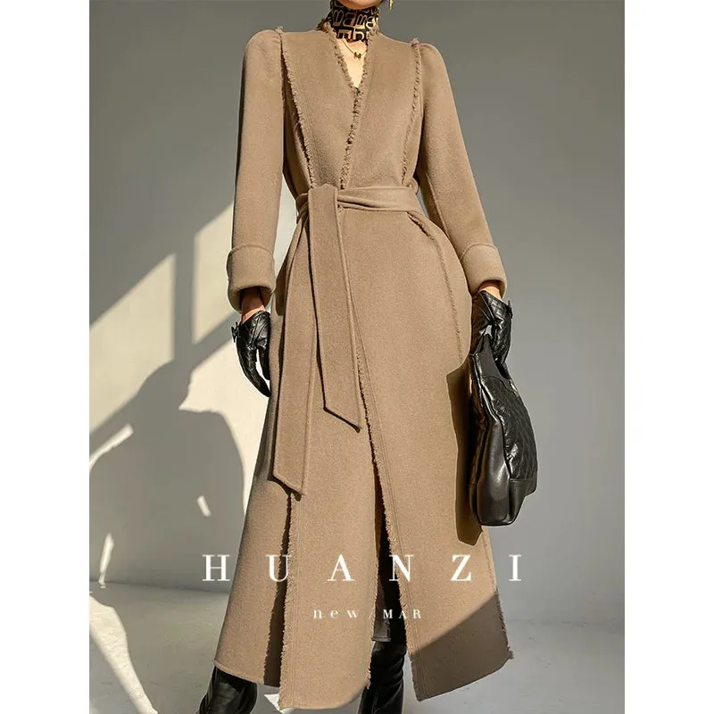 Huanzi handmade double-sided cashmere wool  coat - Mode