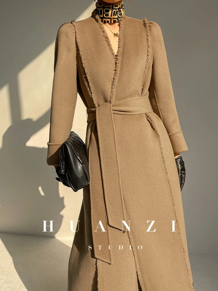 Huanzi handmade double-sided cashmere wool  coat - Mode