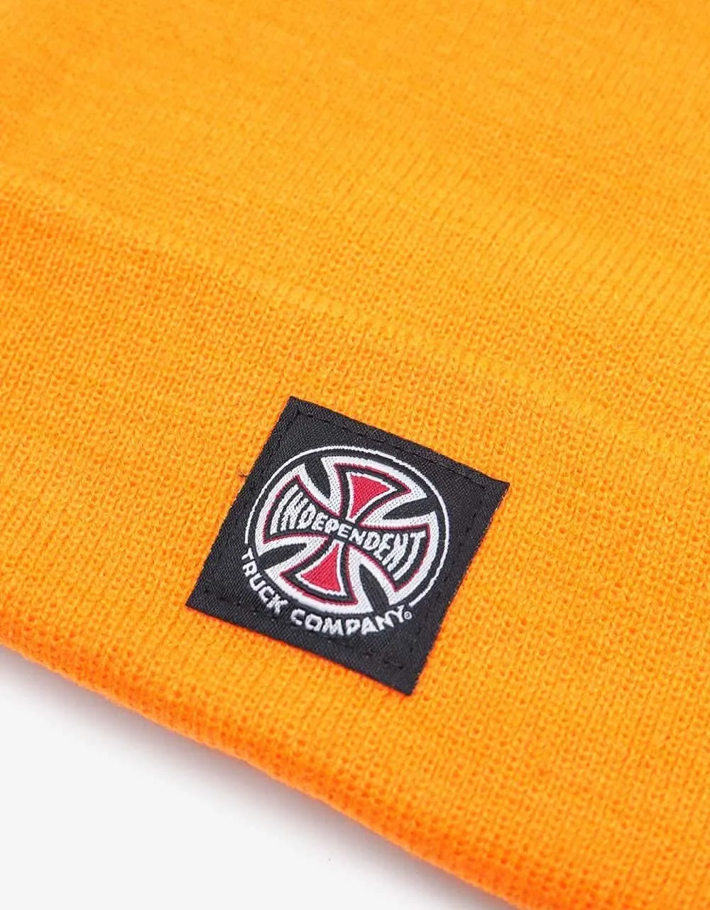 Independent T/C Label Beanie - Orange