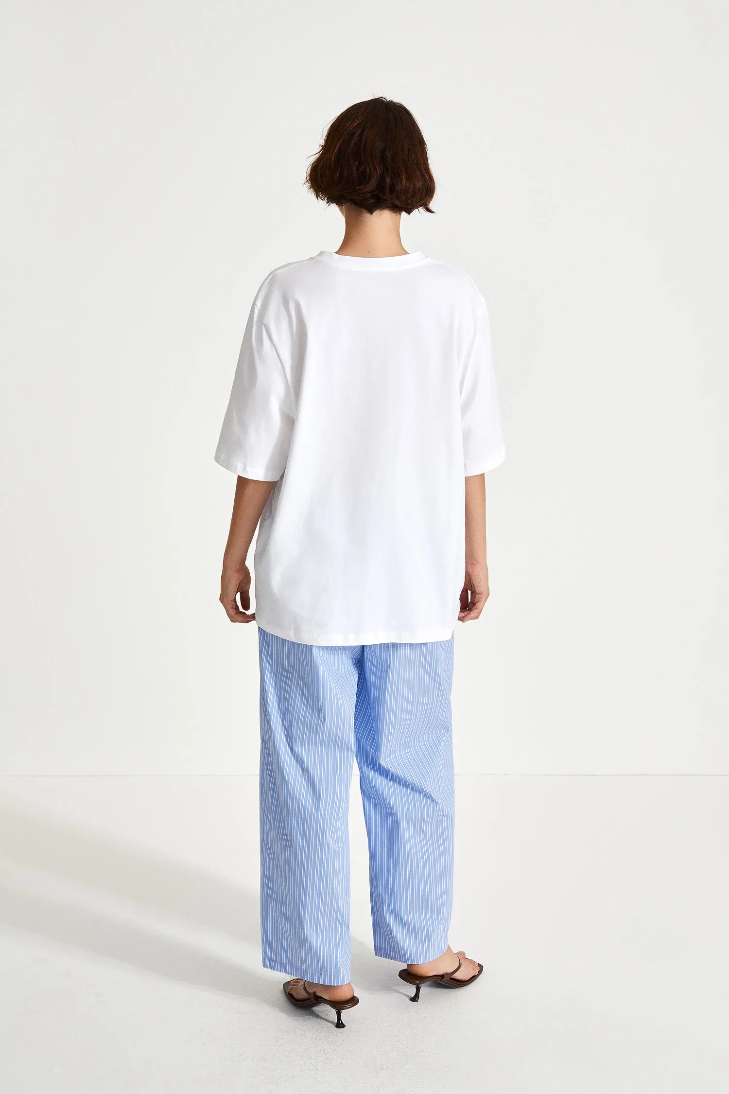 JESSIE TROUSERS - BLUE STRIPED