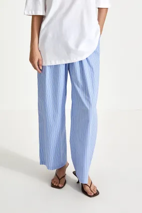 JESSIE TROUSERS - BLUE STRIPED