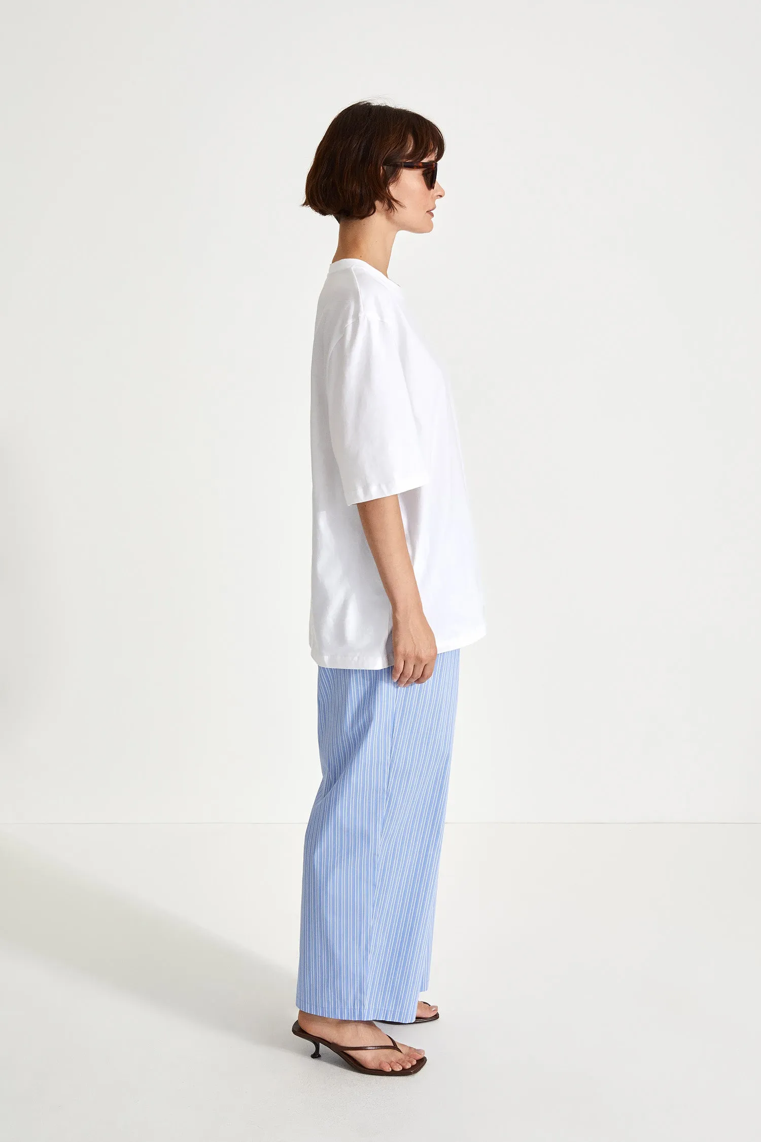 JESSIE TROUSERS - BLUE STRIPED