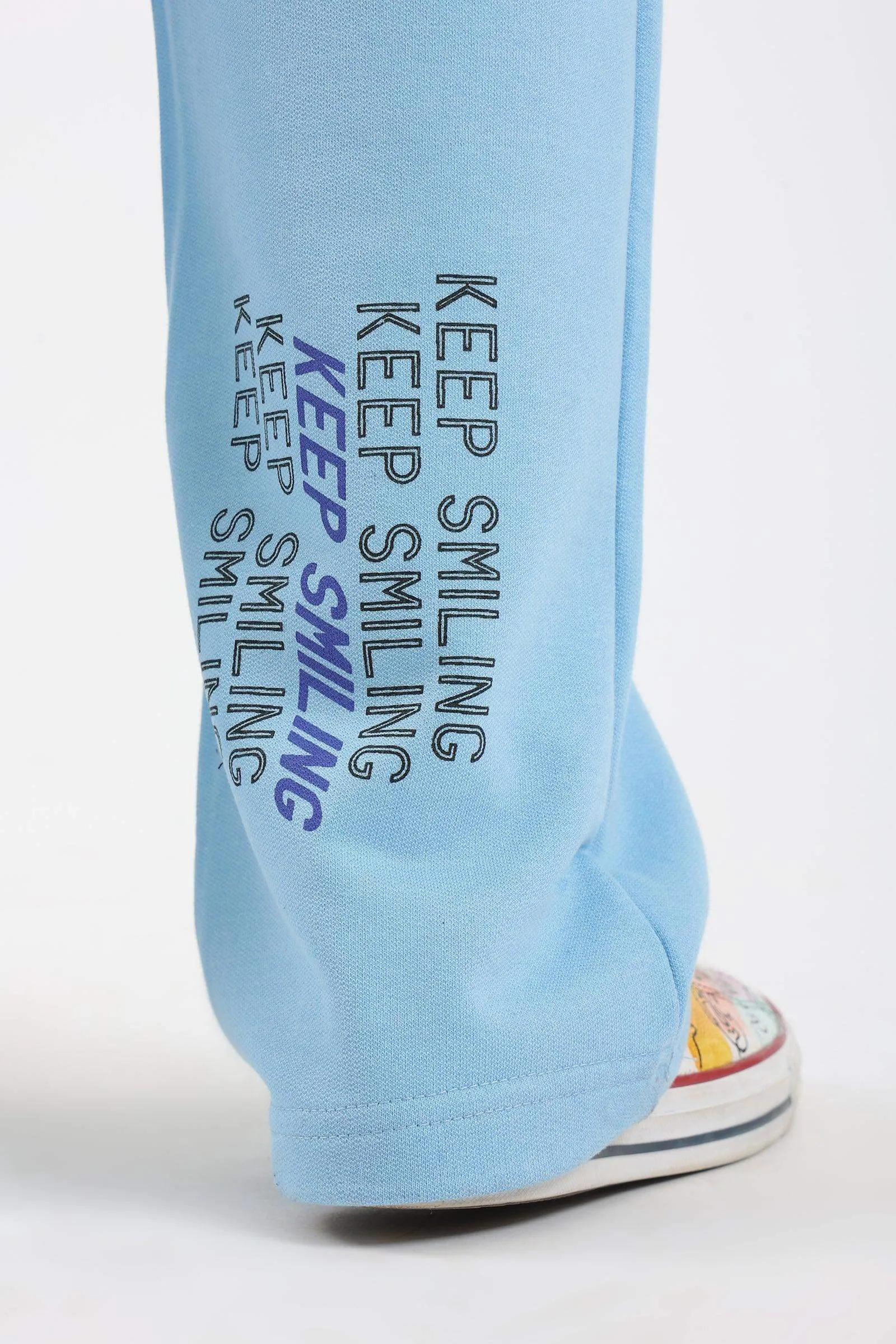 Keep Smiling Printed Lounge Pants