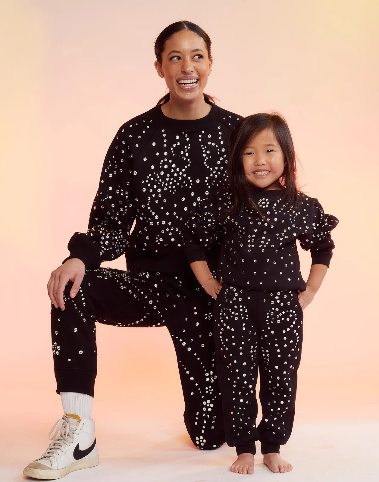 Kids Rhinestone Jogger