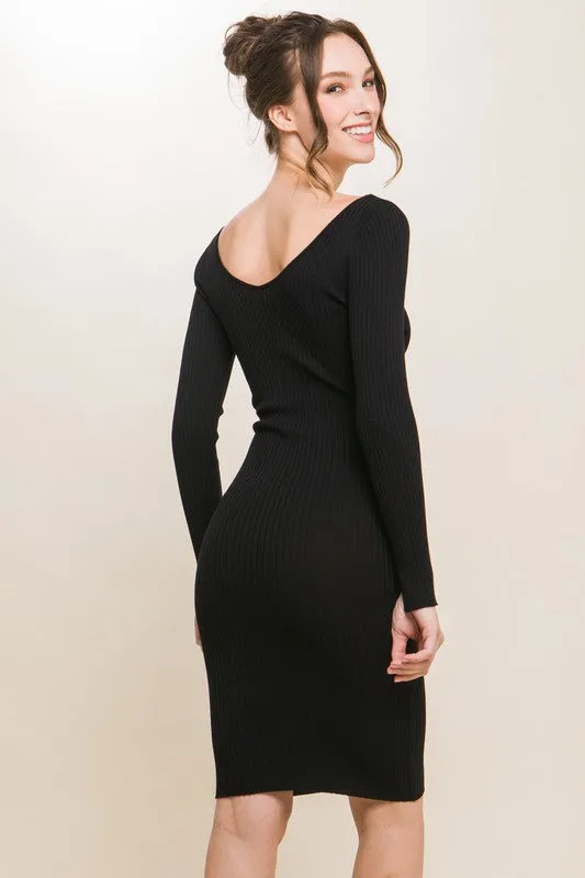 Knit Midi Dress