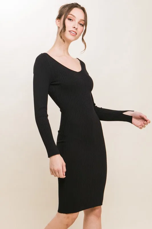 Knit Midi Dress