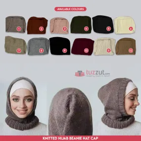 Knitted Hijab Beanie Hat Cap