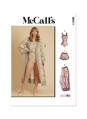 KnowMe Pattern M8411 Misses Sleepwear