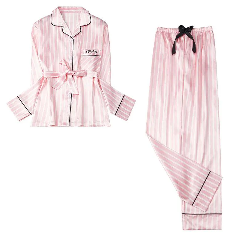 Korean ice silk high quality imitation pajamas