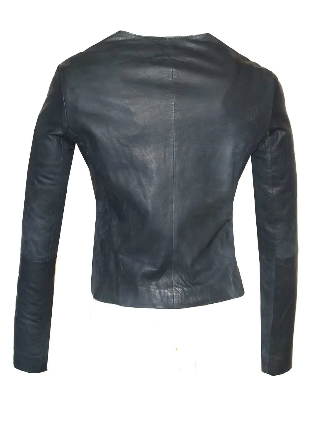 Leather Hand Crafted Designer Embroidered Classic Women Jacket