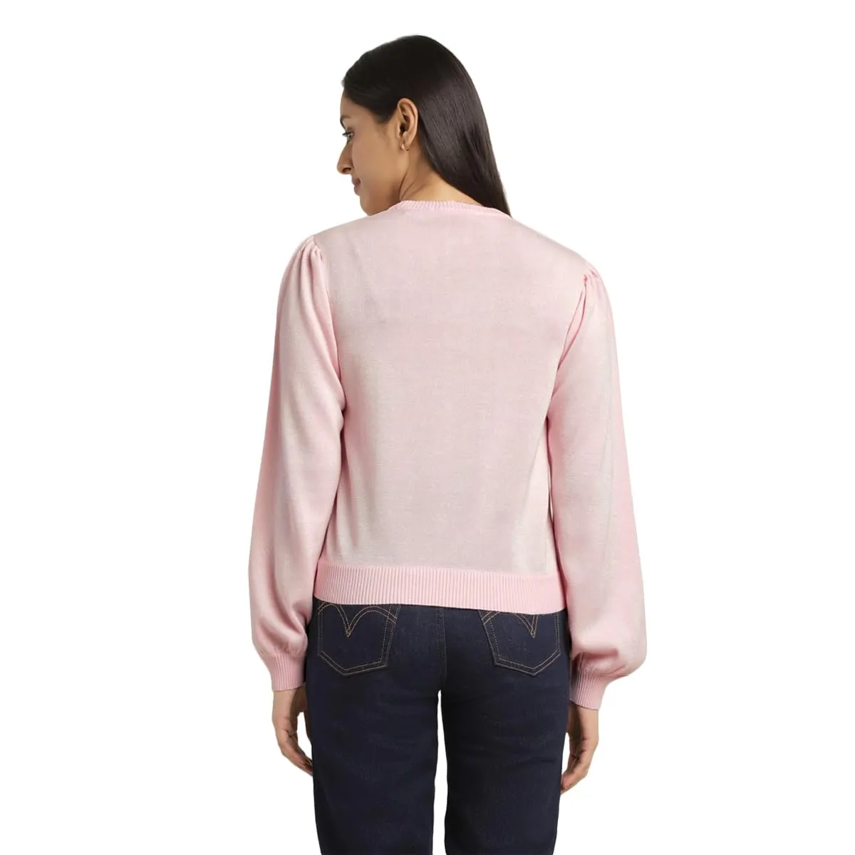 Levi's Women's Cotton Blend Casual Sweater (A3923-0005_Pink