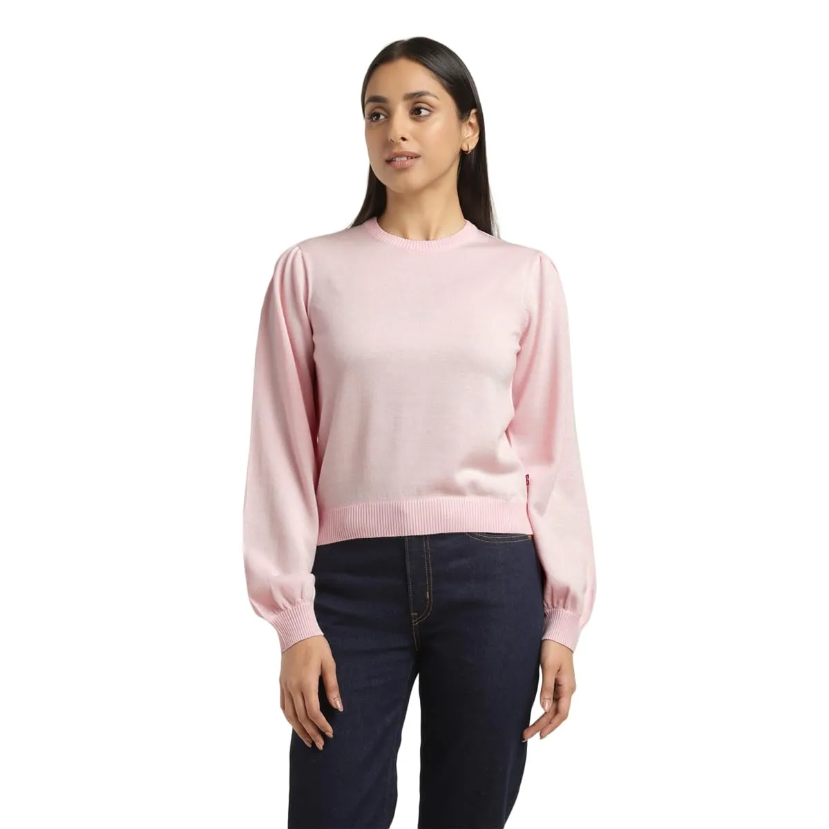 Levi's Women's Cotton Blend Casual Sweater (A3923-0005_Pink