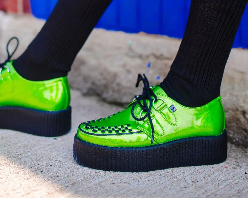 Lime Metallic Sparkle Viva Mondo Creeper