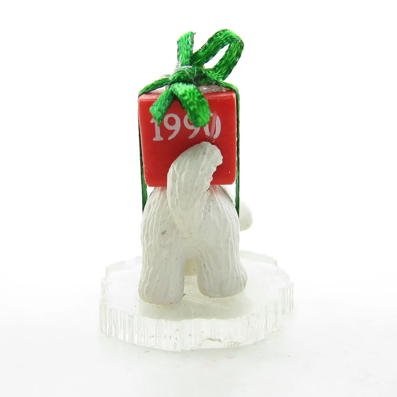 Little Husky Frosty Friends Vintage 1990 Miniature Hallmark Ornament