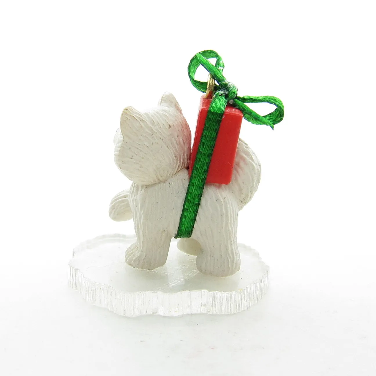 Little Husky Frosty Friends Vintage 1990 Miniature Hallmark Ornament