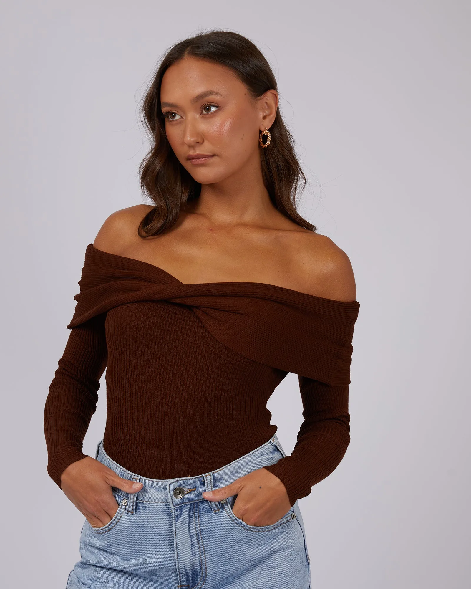 Livia Top Brown