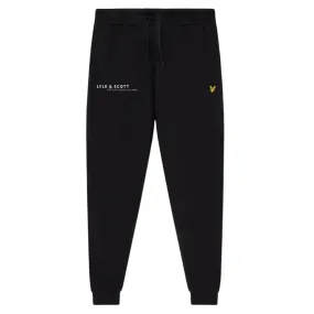 Lyle Scott Co Ordinate Print Jet Black Sweat Pants