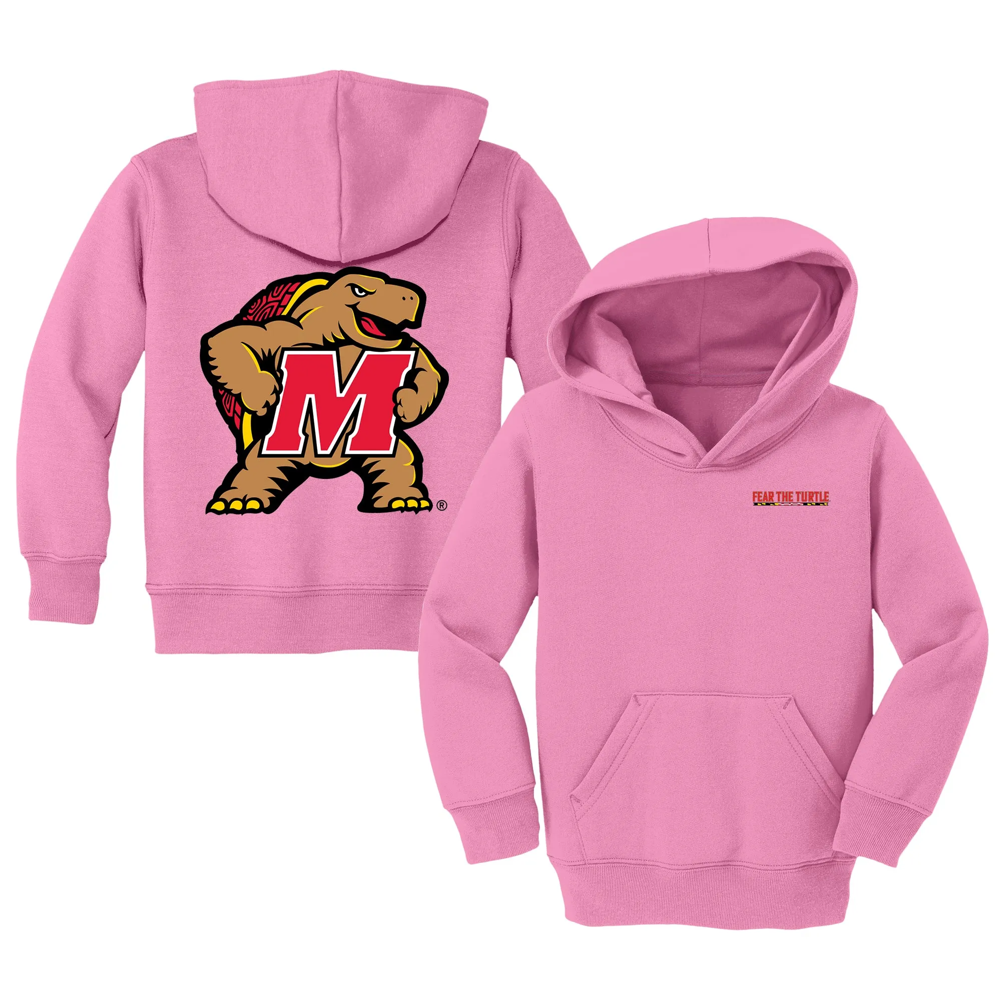 Maryland Terrapins Fear The Turtle Logo Toddler Pullover Sweatshirt