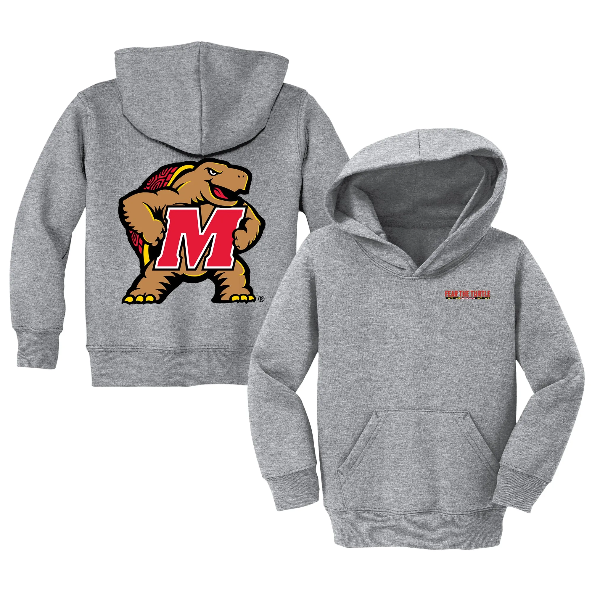 Maryland Terrapins Fear The Turtle Logo Toddler Pullover Sweatshirt