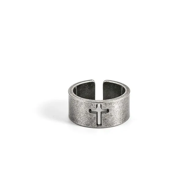 Masculine Stainless Steel Viking Rings