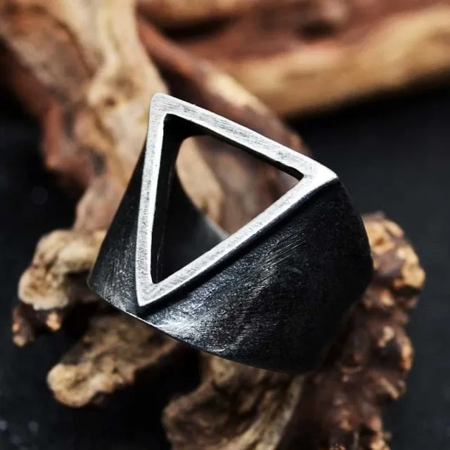 Masculine Stainless Steel Viking Rings