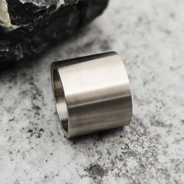 Masculine Stainless Steel Viking Rings