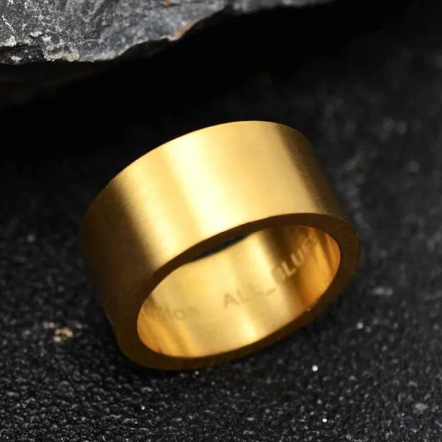 Masculine Stainless Steel Viking Rings