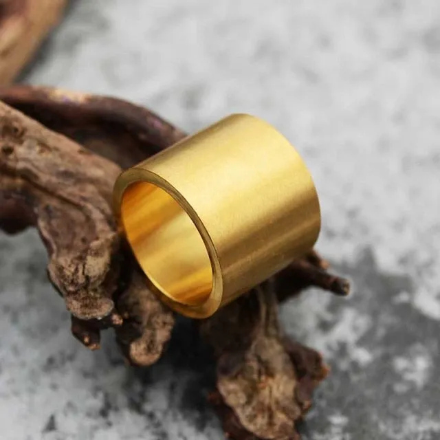 Masculine Stainless Steel Viking Rings