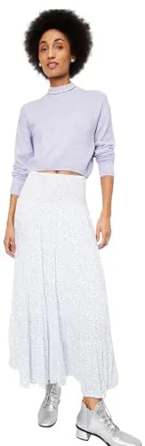 Max Women Textured Cropped Sweater (WI23LST05LAVENDER)_L