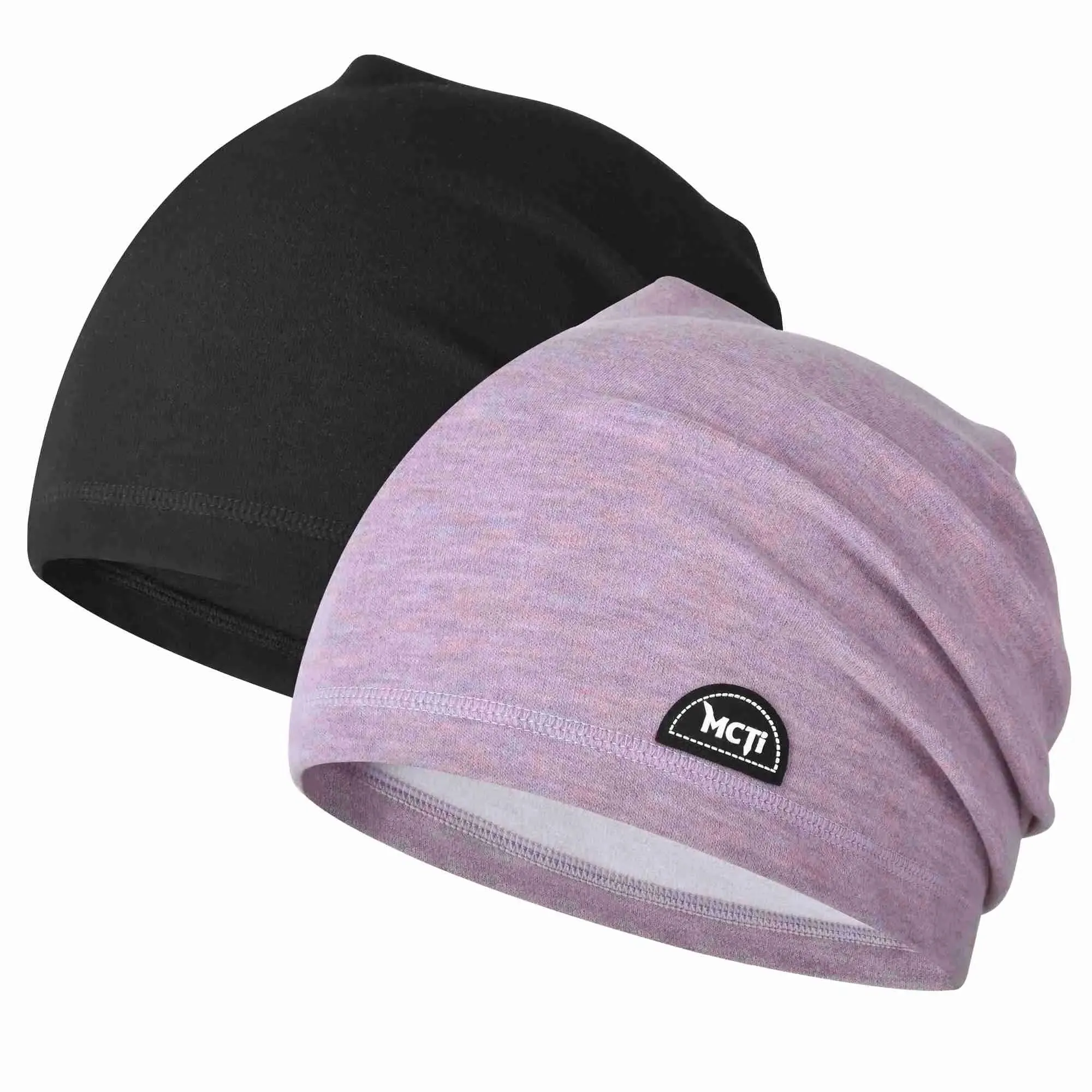 MCTi Lightweight Slouchy Beanie - Warm Stretchy Skull Cap for Running and Cycling