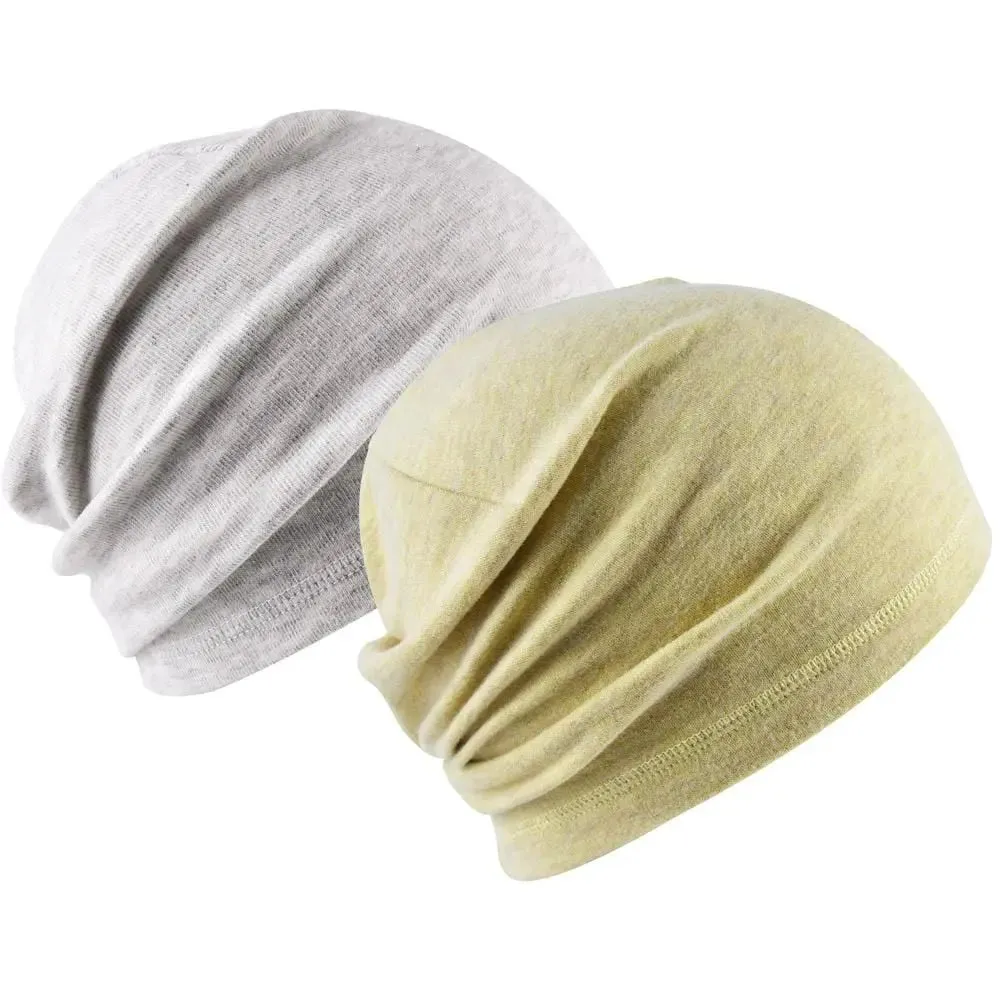 MCTi Lightweight Slouchy Beanie - Warm Stretchy Skull Cap for Running and Cycling