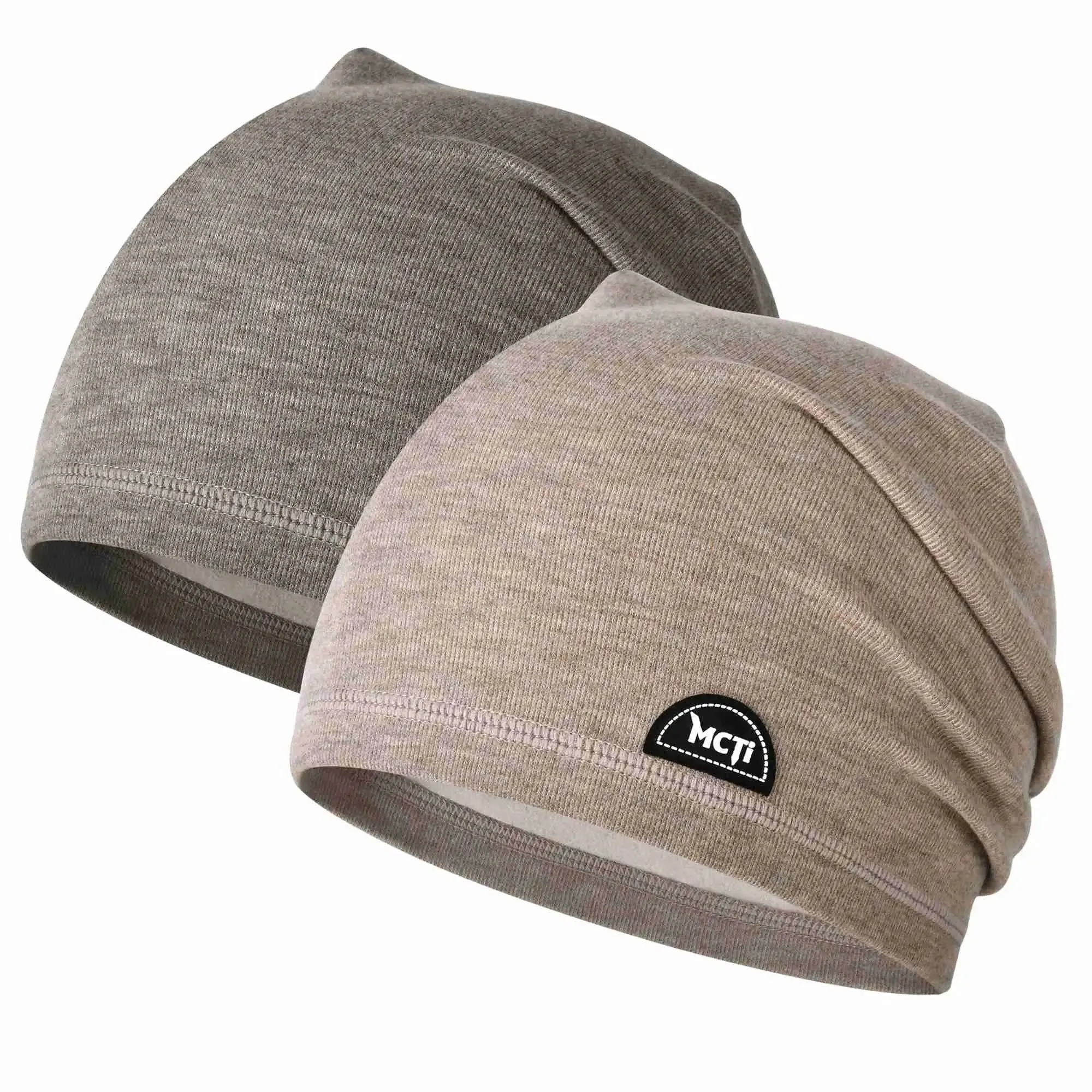 MCTi Lightweight Slouchy Beanie - Warm Stretchy Skull Cap for Running and Cycling