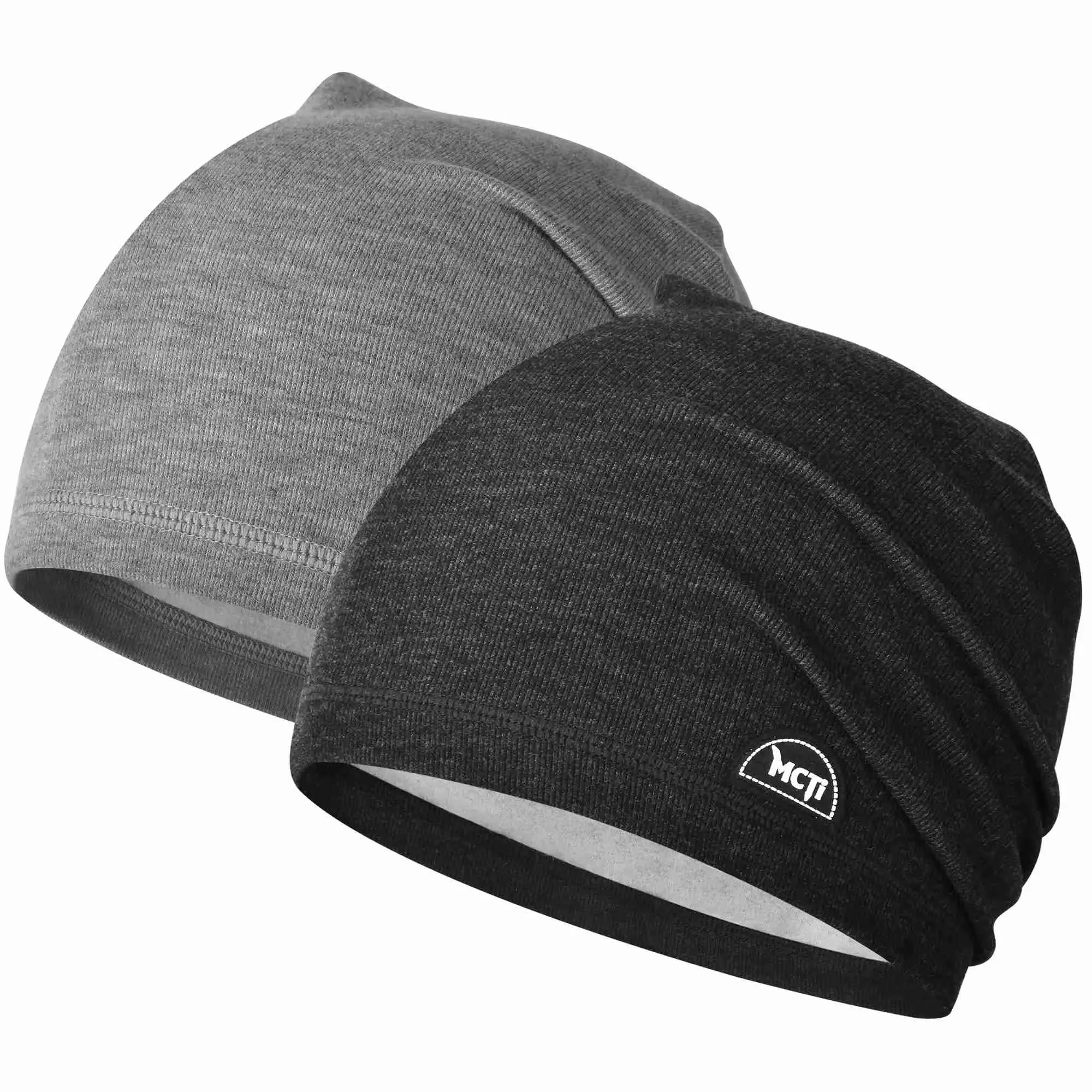 MCTi Lightweight Slouchy Beanie - Warm Stretchy Skull Cap for Running and Cycling