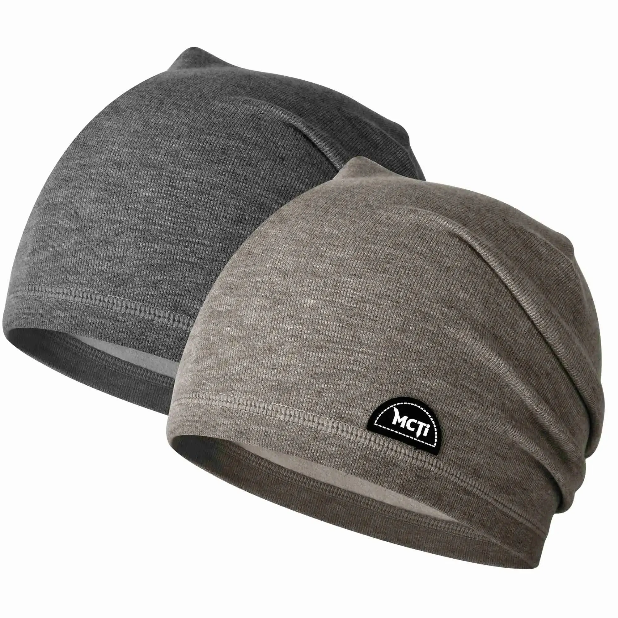 MCTi Lightweight Slouchy Beanie - Warm Stretchy Skull Cap for Running and Cycling