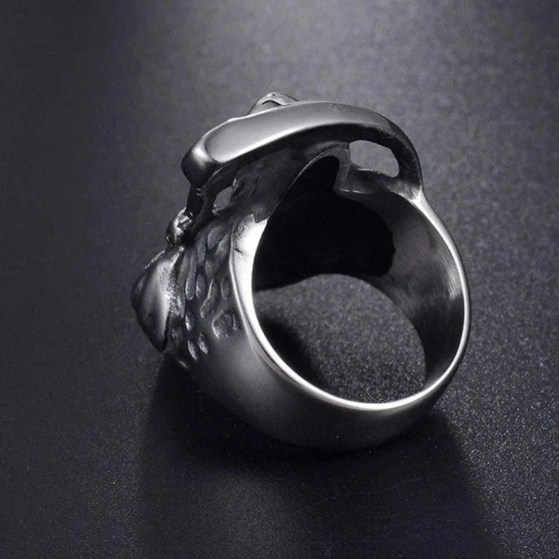 Men's Skull Retro Head Hip-hop Punk Ring