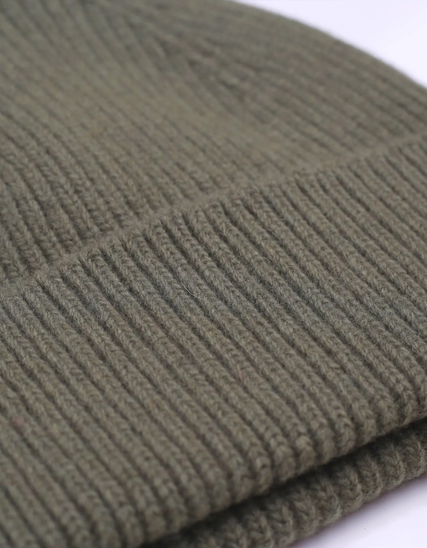 Merino Wool Beanie - Dusty Olive