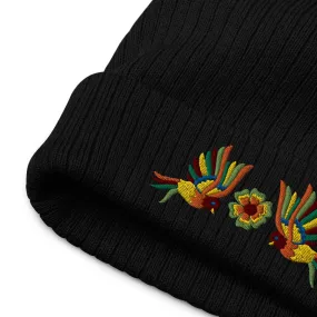 Mexican Otomi Embroidered Beanie