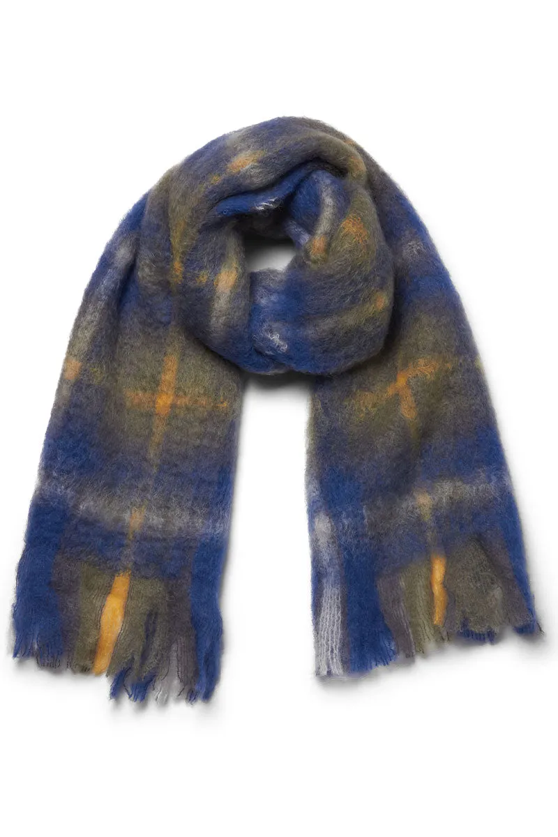 Mohair Tartan Scarf