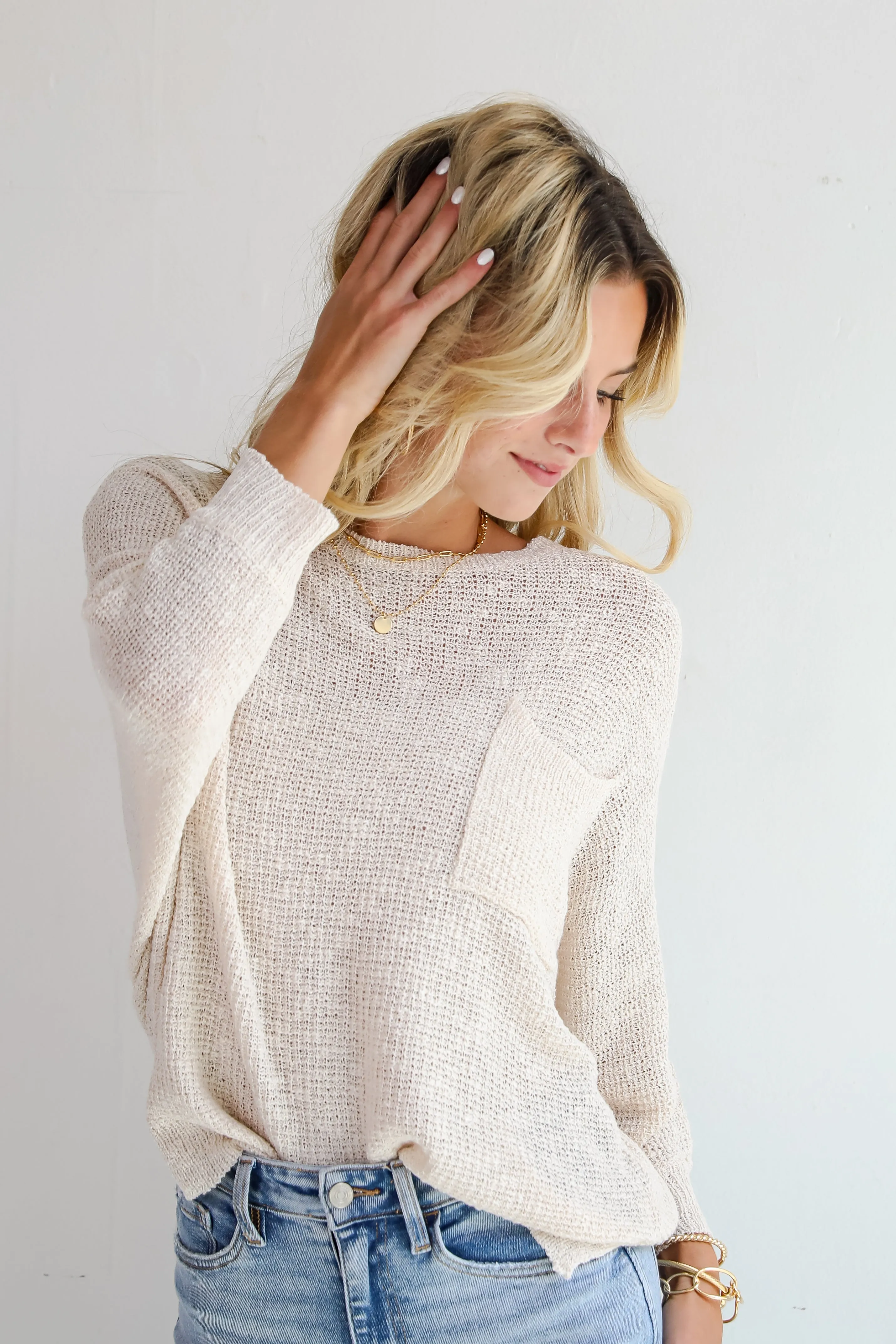 Mood Setter Lightweight Knit Sweater