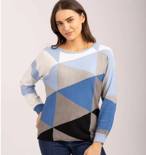 Mudflower Geometric Jumper