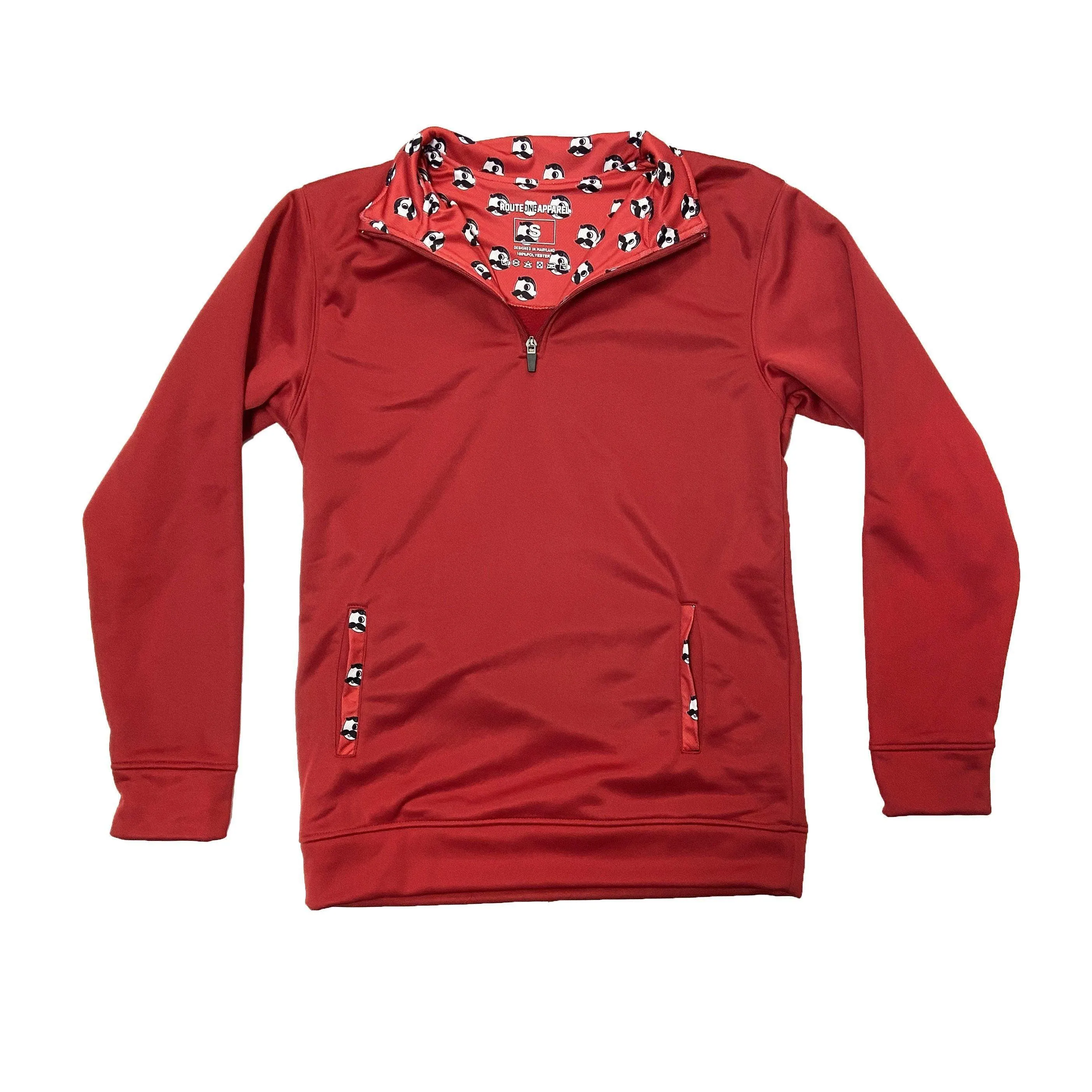 Natty Boh Logo Trim (Red) / Pullover