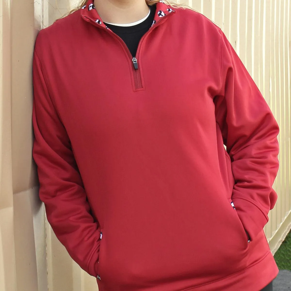 Natty Boh Logo Trim (Red) / Pullover