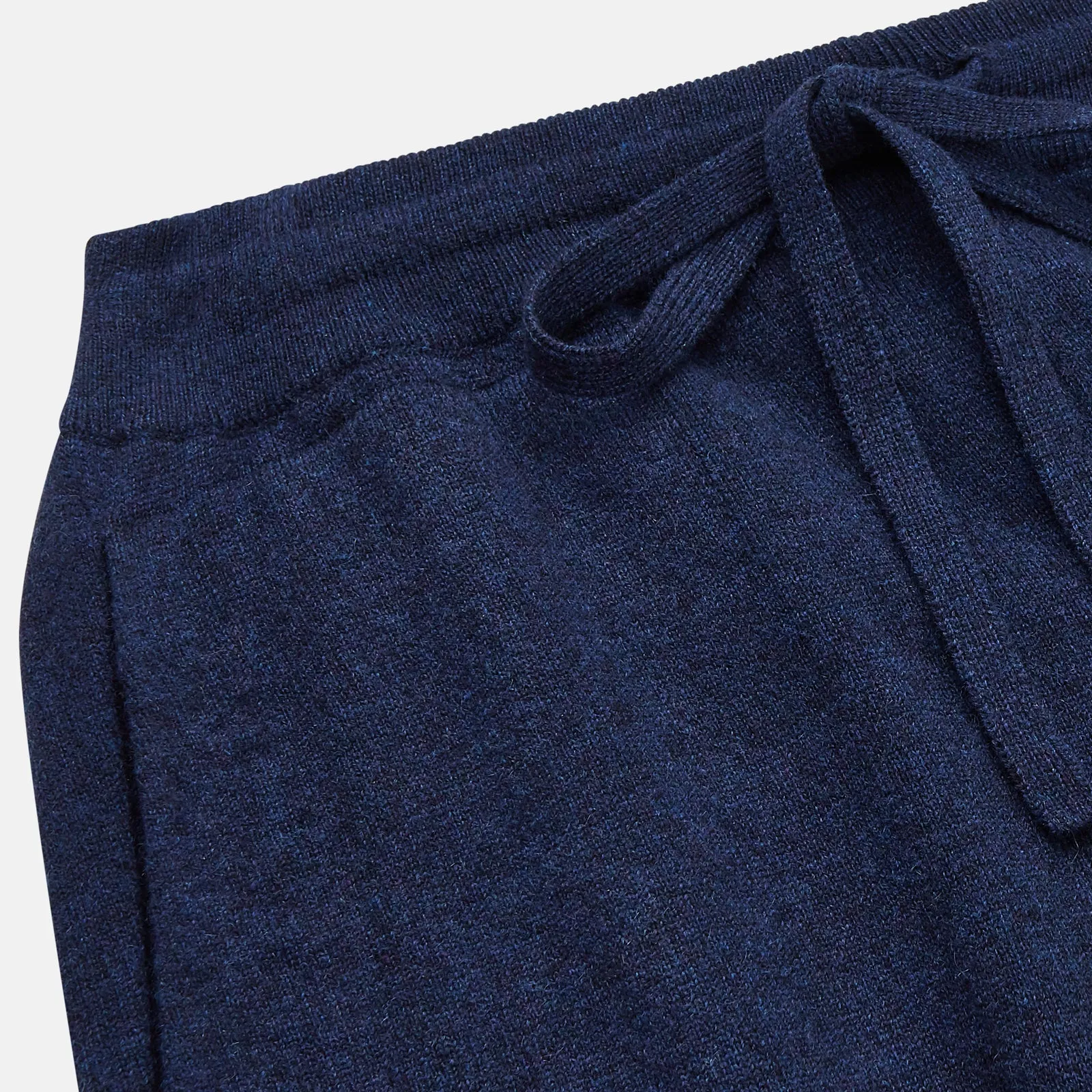 Navy Cashmere Knitted Lounge Pyjama Trouser