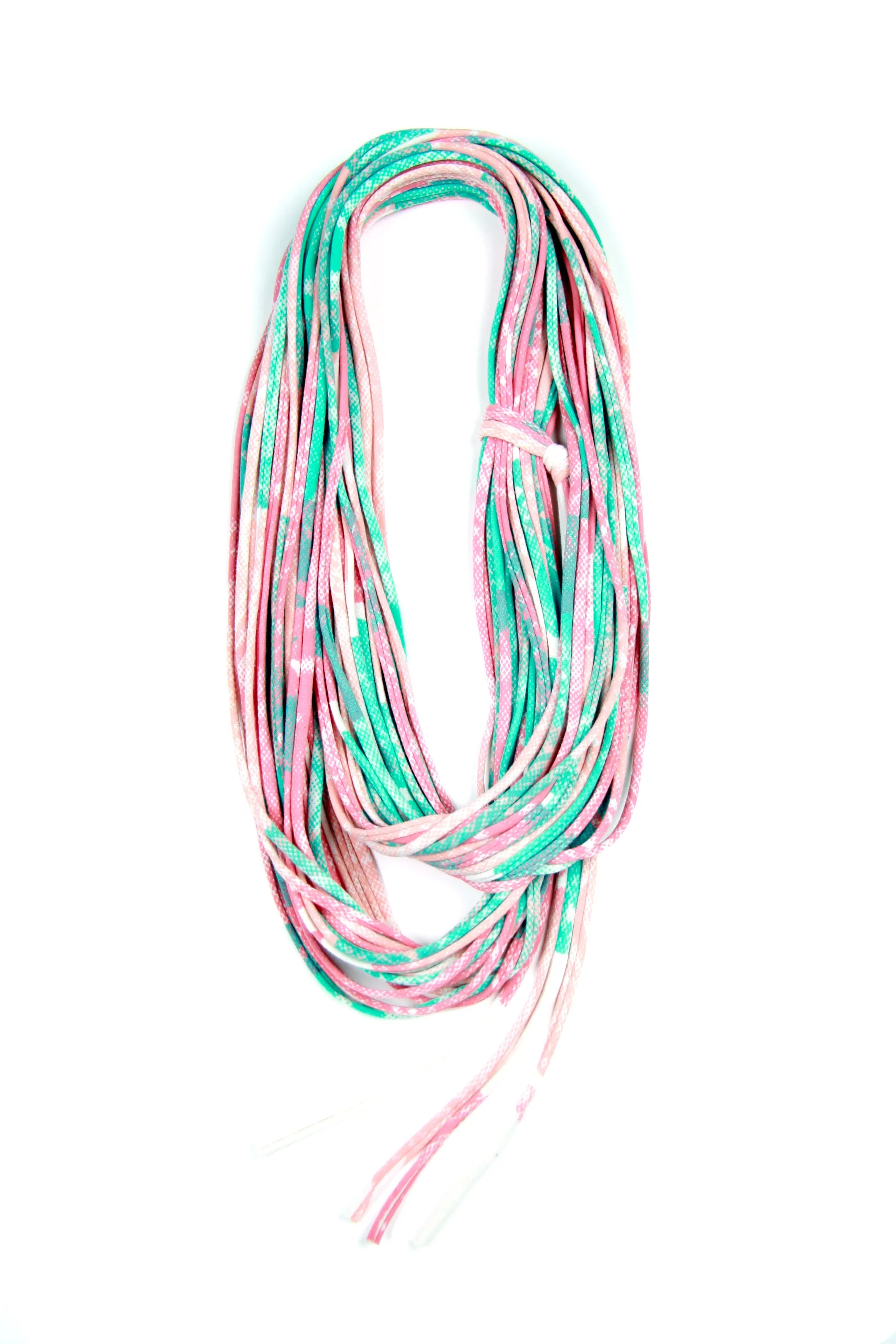 Necklush Infinity Scarf / Living Coral & Carnival Glass Green / Unisex